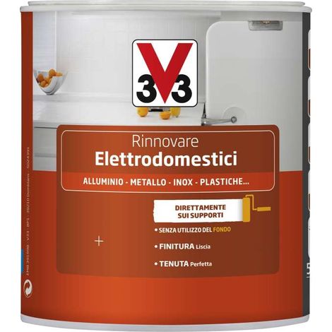 V33 - SMALTO RINNOVARE ELETTRODOMESTICIGRIGIO CHIARO SATINATO 500ML (1/2)