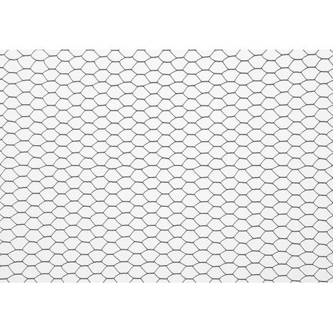 6-Eck-Geflecht anthrazit 25X25X1000 mm, f10 m