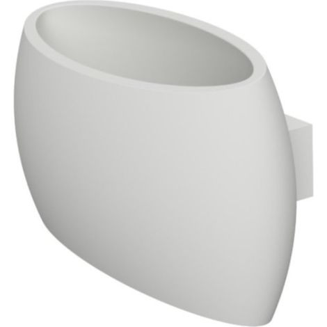 Applique gesso lampadari bartalini onitalap 550 e27 led verniciabile biemissione