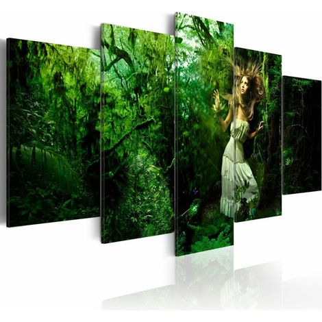 Tableau perdu dans les arbres - 200 x 100 cm (1/4)