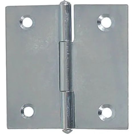 Bisagra para muebles, cuadrada, 30 x 30 mm, St