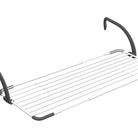 Gimi Vileda Brezza Extend Étendoir à Balcon Extensible En Acier, 20 Mt