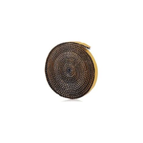 Joint Insert Cheminée Auto-Adhésif, Joints Tressés Résistants à la Chaleur pour Poêle et Cheminée (3mm x 10mm x 2m)