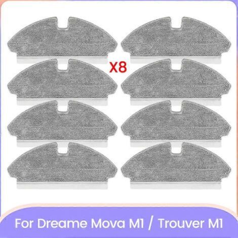 Reinigungstücher für Dreame Mova M1/Trouver M1 Staubsauger - Ersatzteile - Effektives Haushaltsreinigungszubehör (8 Stück)
