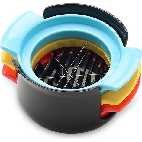 Coupe-œufs Drie-in-één ABS 304, ustensile de cuisine en forme de spirale (1/2)