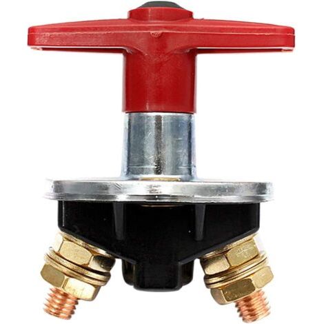 Interrupteur d'isolement/coupure de batterie fixe pour voiture 12 V à 60 V (multicolore, taille unique) (1/5)
