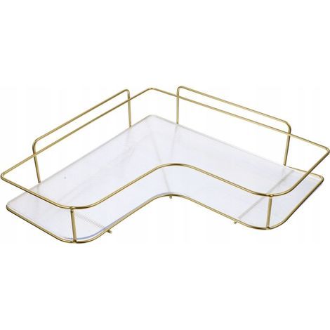 Étagère Murale Salle Bain Sans Percage Acrylique Plastique (1/4)