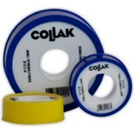COLLAK 06610  Ruban téflon 12mx0.10mm (1/2)