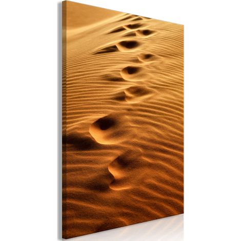 Tableau Imprimé "Traces on the Sand" 60 x 90 cm (1/2)