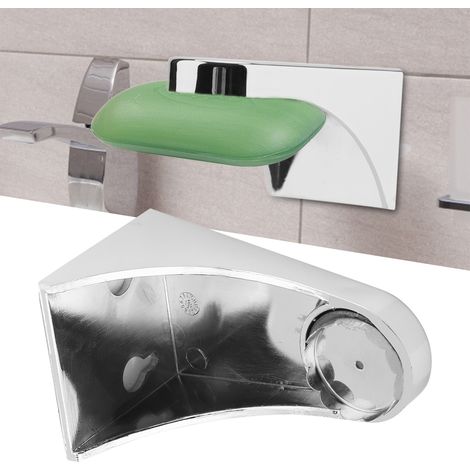 Porte-savon magnétique pratique pour lavabo et salle de bain, contenant adhésif (1/5)