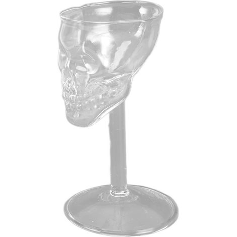 Verre à crâne en cristal transparent - coupe pour vin rouge, whisky, champagne et boisson (1/5)