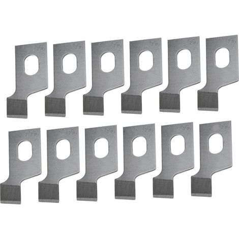 Lot de 12 lames droites 781 pour machine à coudre industrielle, accessoire de boutonnière (5/16) (1/5)