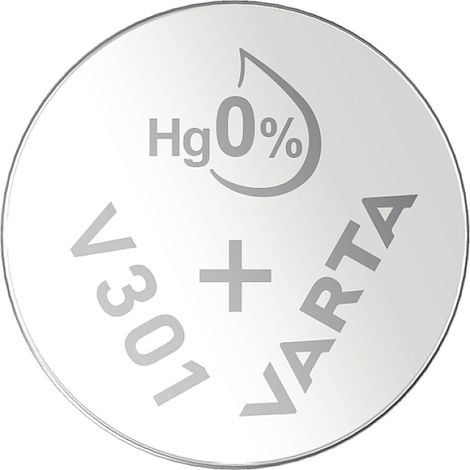 Varta Knopfzelle 301 1.55 V 1 St. 82 mAh Silberoxid SILVER Coin V301/SR43 NaBli 1 (1/4)