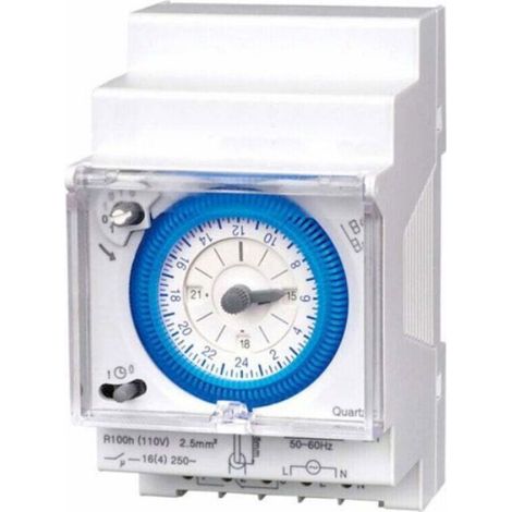 Horloge programmable - LUSKYKA - Programmation automatique - Installation sur rail DIN - Alimentation 100-240V AC (1/5)
