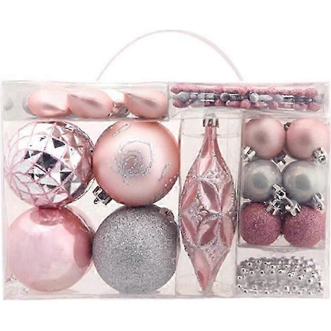 50 boules de Noël blanches pour décorer votre sapin. (1/3)