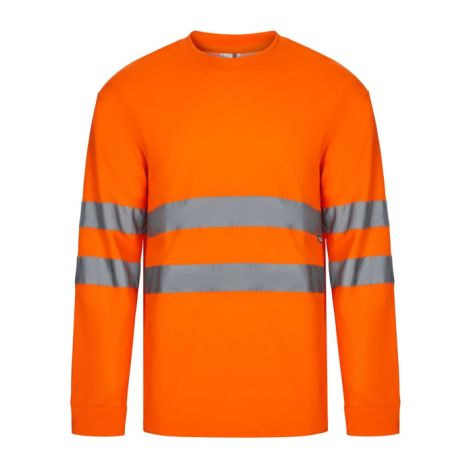 Camiseta técnica manga larga VELILLA 305604 4XL Naranja flúor (1/5)