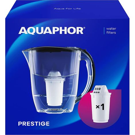 AQUAPHOR Prestige A5 Filtro dell'Acqua, Nero, 25.5 (1/5)