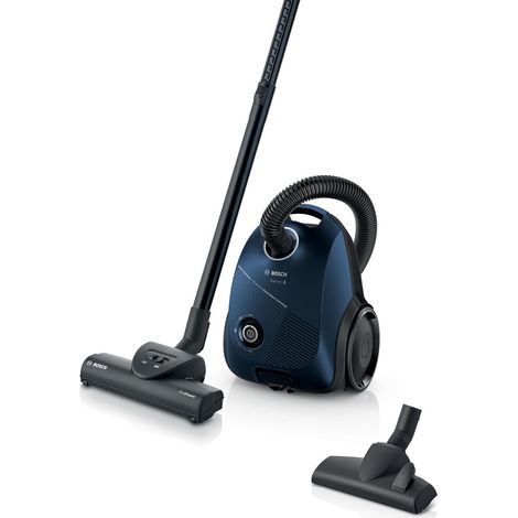 Bosch BBGS2BU1T Aspirateur Avec sac Puissance 850 W Capacité du réservoir à poussière 3,5 L Bleu