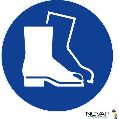 Scheibe Schuhtragepflicht - NOVAP - Ø300 mm - 4061665