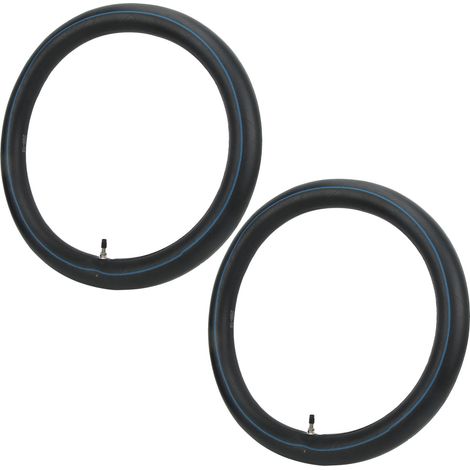 2 pneus à chambre à air 2.50-18 avec valve droite TR 4 pour jantes de 18 pouces (moto/SUV). (1/5)