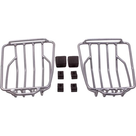 Silver Turn Signal Light Guards Set for Mercedes-Benz W460 W461 W463 G Class (1/5)