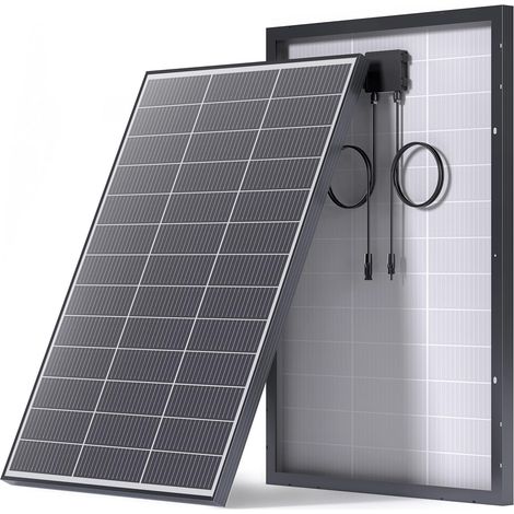 N-Type 16BB 100W Panneau Solaire Monocristallin, Modules Solaire, Photovoltaïque Monocristallin, Idéal Pour Batterie 12V, Camping-Car, Installation Balcon, Abri Jardin, Bateau, Camping (1/5)