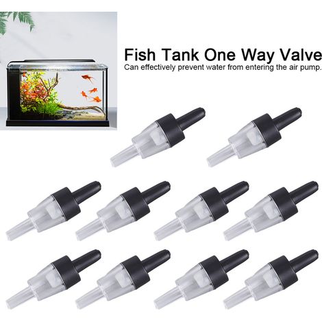 Vannes Anti-Retour pour Tuyaux de Pompe à Air Aquarium Accessoires Réservoir Poissons 10 Pièces-AUTRES (1/5)