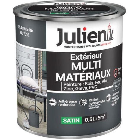 Vernice Julien Multi Materiali Grigio Antracite 0,5l - Julien