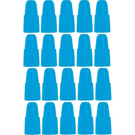 20x Bouchon de valve capuchon en plastique presta Pneu Vélo Moto Auto Voiture Quad Trottinette, Bleu