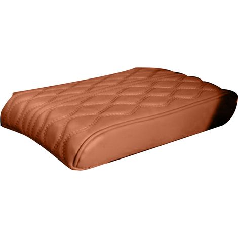 Accoudoir de Siège Voiture, Housse PU Cuir Toucher Doux, Repose-Bras Central Universel pour Véhicule Marron (1/5)
