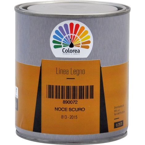 Impregnante Per Legno 'Colorea' Lt. 2,5 Noce Antico Cf. 2 Pz