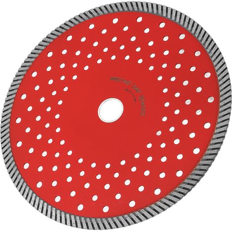 Lame de scie circulaire diamantée, rouge, multi-usages, pour béton, granit et marbre, 230 mm (1/5)