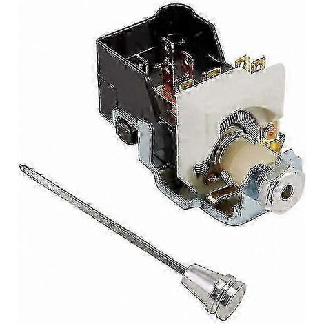 Interrupteur de phare universel 12 V avec levier à bouton en aluminium usiné pour véhicules (1/4)