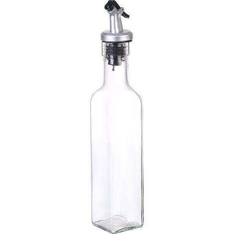Bouteille Huile Olive, Distributeur D'huile d'olive, Flacons en Verre Et Bec Verseur pour Cuisine, avec Bec Verseur sans Goutte, Récipient à Condiments Liquides, 250ml (1/5)