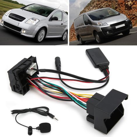 12-poliges AUX-Audiokabel für Autos, Bluetooth-Modul für Citroën/Peugeot (Nr. 25) (1/5)