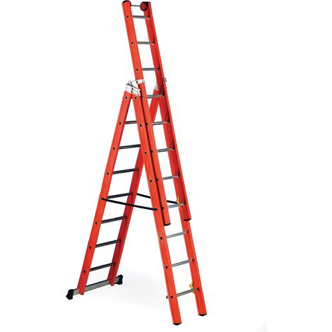 Escabeau RS PRO en Fibre de verre 3 x 8 marches ( Prix pour 1 ) (1/2)