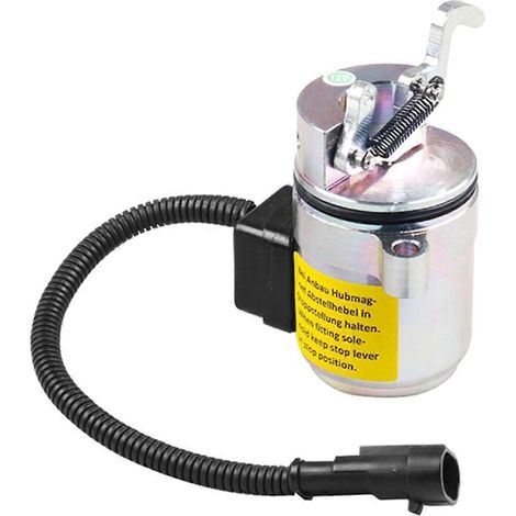 12V Motorstopp-Magnetventil 04272956 für Deutz F2L2011 BF3L201 BX101959 0427 2956 (1/5)