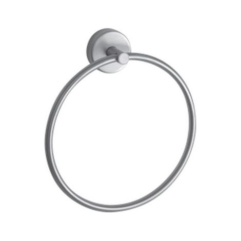 Portasalviette anello da muro in acciaio inox satinato  Monde-S kamalu