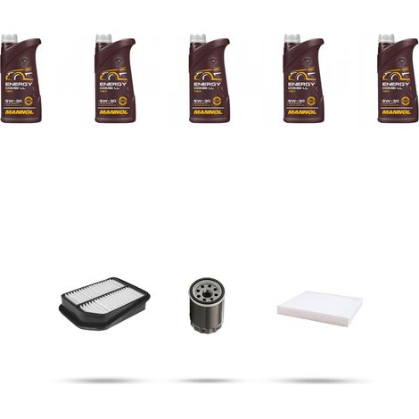 Kit tagliando 3 FILTRI e 5L OLIO compatibile con Suzuki Grand Vitara 2.0 103kw dal 2005 (1/4)