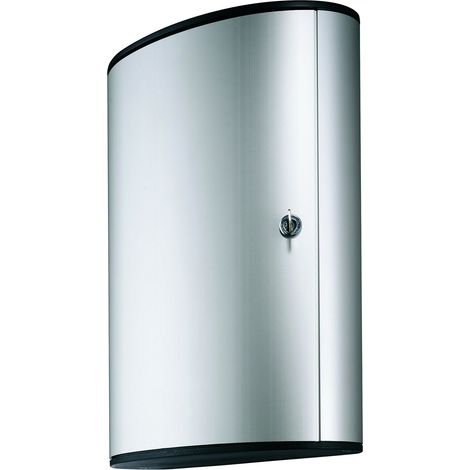 Durable 195423 Key Box 48, Cassetta Portachiavi con Serratura, 302 x 400 x 118 mm, Capacità 48 Chiavi, Argento Metallizzato (1/3)