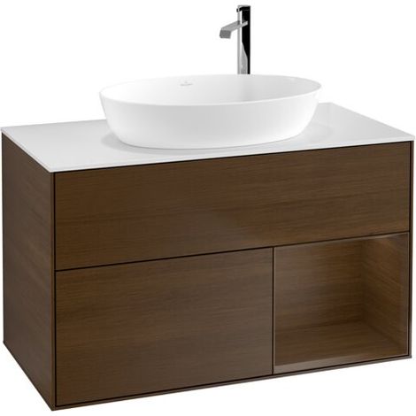 Villeroy & Boch F901GNGN Meuble sous-lavabo Finion F90 (1/2)