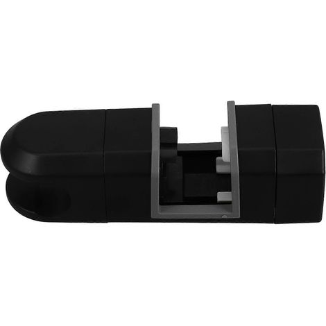 Support de pommeau de douche réglable en ABS noir, adapté aux salles de bains, modèle universel. (1/5)