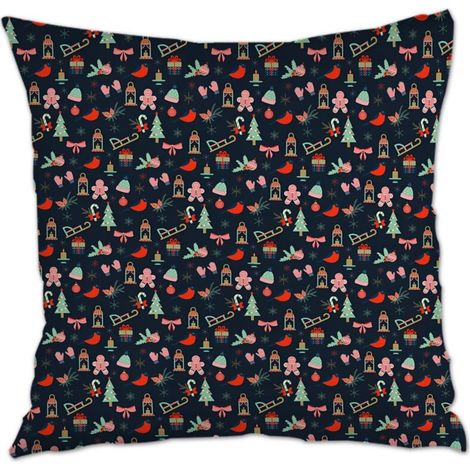 Housse de coussin sans coussin 45x45 lavable pour cadeau de famille pour la Fête des Mères la Fête des Pères anniversaire mariage (1/5)