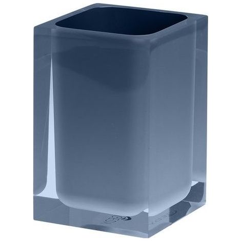 Gedy Bicchiere Porta Spazzolino Rainbow Blu Petrolio