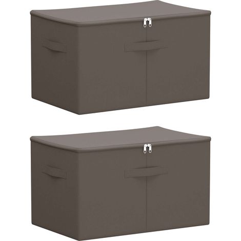 Maison Exclusive - Scatola di Stoccaggio 2 pz Tessuto non tessuto 60 x 43 x 35 cm (1/5)