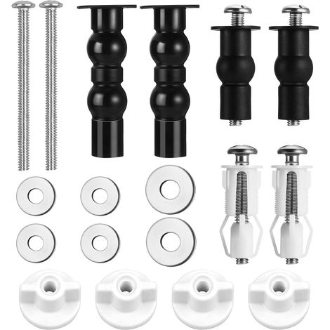 6 Piece Universal Toilet Seat Fastener Screws, Toilet Seat Fasteners, Toilet Seat Hinges, Toilet Seat Fasteners Expansion Bolts (1/5)