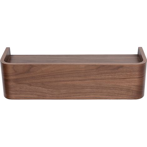 Wandregal dunkles Walnussholz L48 cm HOPE
