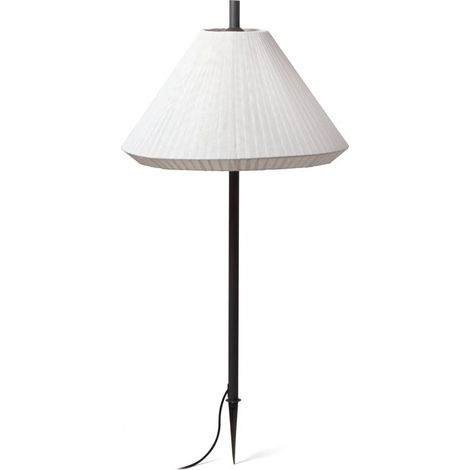 Faro SAIGON - Luz de suelo para exteriores Spike blanca, E27, IP65 (1/3)