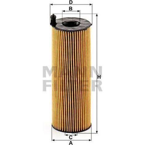 Filtre À Huile Hu831x - Compatible Moteur Essence Et Diesel - Remplacement Standard - 1 Pièce