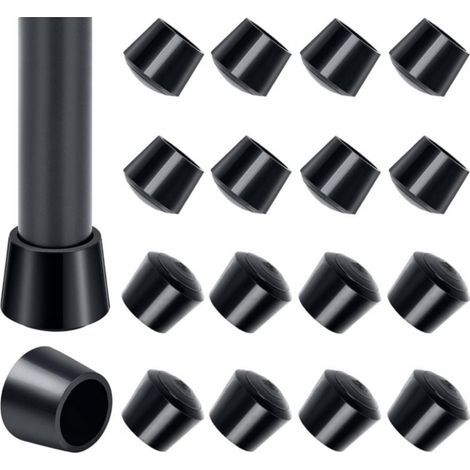 Lot de 30 protège-pieds en silicone pour meubles, embouts antidérapants pour chaises et tables, adaptés aux pieds de 12 à 16 mm de diamètre. (1/5)
